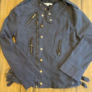 I Joah Navy Jacket. Youth Stylish and modern military style lined jacket